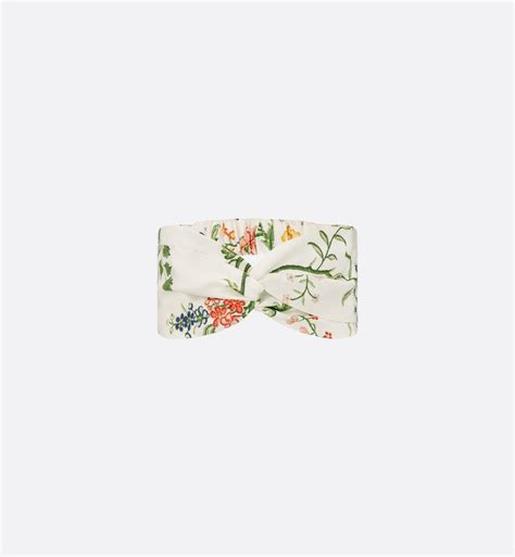 bandeau dior cheveux prix|Dior Silk Band Dior Petites Fleurs.